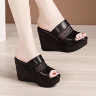 Dép xuồng thời trang phối lưới cao cấp M81