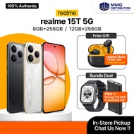 realme 15T 5G | 12+256GB / 8+256GB | 50MP AI Camera Smartphone | 7000mAh Battery | 120Hz AMOLED