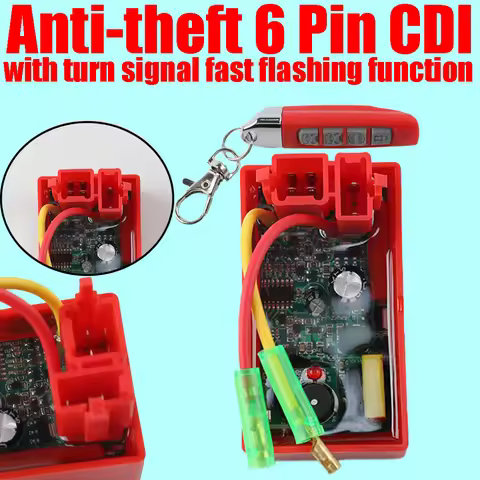 For Italika 125Z 150Z 150SZ 250SZ Vortex 250 Vort-X New Anti-theft 6 Pin CDI Box Racing Ignition wit
