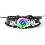 GAILI Mega Stone Pokemon Snap กำไลข้อมือปรับได้ญี่ปุ่นอะนิเมะกำไลแก้วคุณภาพสูงเครื่องประดับวงกลมสำหร