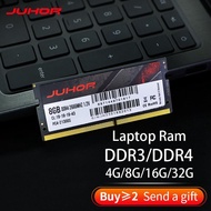 JUHOR RAM Memoria DDR4 8GB 16GB 32GB laptop Sodimm Memory 2666MHz 3200MHz RAMS New Dimm Memoria Ram