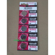 MAXELL 2025 CR2025 CR 2025 Remote Calculator Watch Battery Original Itemmade in japan