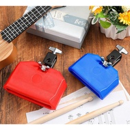 Red/Blue Jam Block Plastic Music Percussion Block Cowbell 5/6 Inch