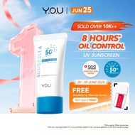 YOU TOP 1 Sunscreen Sunbrella Triple UV 8 Hours Oil Control Sunblock Sun Protector SPF 50+ PA++++ 40