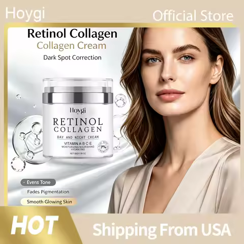 Vitamin C Retinol Face Cream Vitamin E Collagen Anti Aging Moisturizer Brightening Dark Spots Even S