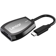 Lexar Professional USB 3.2 Type-C Dual-Slot Reader, Supports SD and microSD UHS-II Cards, Up To 312M