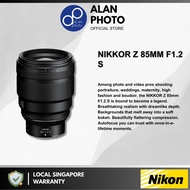 Nikon NIKKOR Z 85mm F1.2 S Lens for Nikon Z9 Z8 Z7 ii Z6 ii Z5 Zfc Z30 | Nikon Singapore Warranty