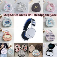 READY STOCK! For SteelSeries Arctis 7P+ Headphone Case Creative Cartoon Alien dogs for SteelSeries Arctis 7P+ Headset Earpads Storage Bag Casing Box