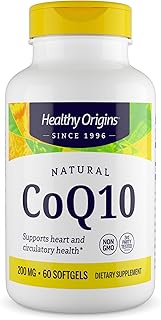 Healthy Origins kaneka COQ10 Gels, 200 Mg, 60 Count