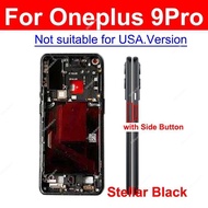 กรอบสำหรับ Oneplus 1+ 9R 9 10 Pro 9RT 5G ฝาครอบด้านหน้าตรงกลางตัวเรือนพร้อมอะไหล่และเครื่องมือด้านข้