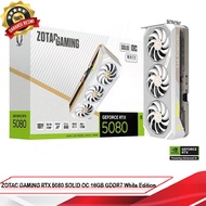 ZOTAC GAMING GeForce RTX 5080 SOLID OC 16GB GDDR7 White Edition | VGA Gaming RTX 5080