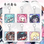 ALIEN STAGE keychain charms Keychain - sua mizi till ivan luka hyuna alnst merch Clear Personalized