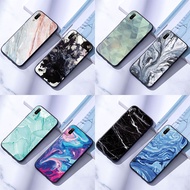 Casing Huawei Y6 2017 Prime 2018 Pro 2019 Y6II Soft Case Silicone Cover Marble