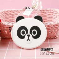 【Ready Stock】(DBS0024) Cute Panda Make Up Small Mirror 可爱韩简约化妆补妆小镜子