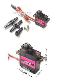 P40SMG90 เซอร์โว เฟืองโลหะ ราคาประหยัด MG90S,MG90D Micro Servo 13.4g S10P33