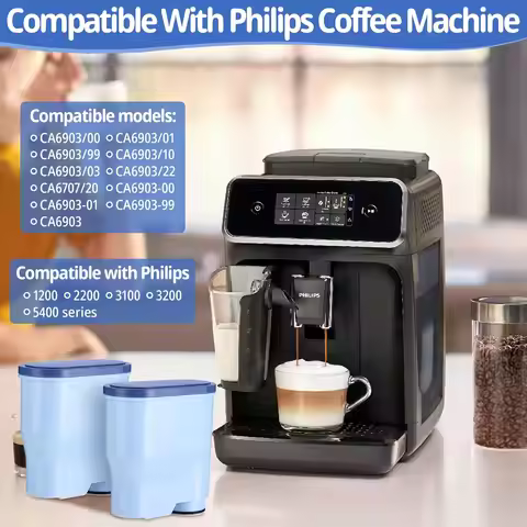 Coffee Machine Water Filter Parts for Philips Aqua Clean CA6903/10, CA6903/22, Compatible with Saeco