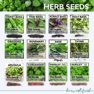 seeds for planting Herbs &amp; Vegetable Seeds Basil Sage Rosemary Thyme Oregano Arugula Parsley Coriand