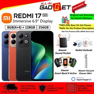 Redmi 17 5G ( 8GB*(4+4) + 128/256GB ) Smartphone Immersive 6.9" Display, Original by Xiaomi Malaysia