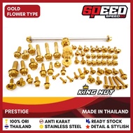 [Top] Probolt Full Set RX King Baut Stainless King Nut Thailand
