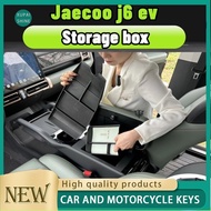 xps  Jaecoo j6 ev Storage Box Back Screen Tissue Tray Box Car Organizer Accessories Handrail Box Bla