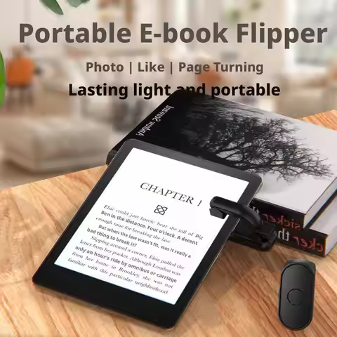 Portable EBook Page Turner For Kindle Page Turner Auto Remote Page Turning Controller Reading Photo 