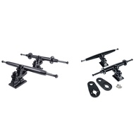 (XFVG) Double Kingpin Trucks 13.78 Inches with Motor Mounts for Electric Skateboard DIY Esk8 Trucks Kits