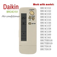 The air conditioning remote control is suitable for Daikin BRC4C151, BRC4C152, BRC4C153, BRC4C155, B