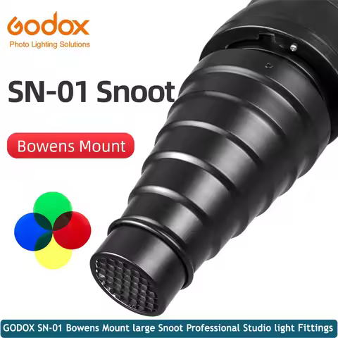 GODOX SN-01 Bowens Mount large Snoot Professional Studio light Fittings For Godox S-Type DE300 SK400
