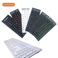 Pvc Laptop Desktop Keyboard Sticker   Us English Pc Keyboard Sticker - Pvc Laptop - Aliexpress