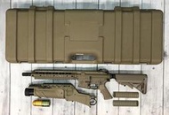 【G&amp;T】二手良品 VFC SR16 KAC CQB+榴彈發射器 沙色 AEG 電動槍 無彈匣 功能正常 正常使用痕跡