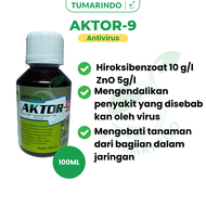 Aktor-9 100ml Hisroksibenzoat 10 g/l zno 5g/l Anti Kerdil Anti Virus Gemini antivirus pada tanaman m