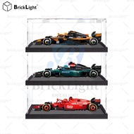 BrickLight™ ️speed Racing Series F1Acrylic Display Box for Lego 77242 77244 77251 Dustproof Storage,