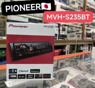 PIONEER MVH-S235BT ดิจิตอลมีเดีย ขนาด 1 ดิน แบรนคุณภาพ สัญชาติ🇯🇵