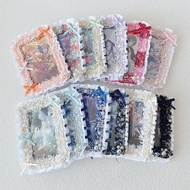 Finished Lace Edge Card Holder 10cm Polaroid Photocard Protective Case Card Holder ID Holder