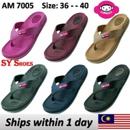 Sneaker Kasut Slipper (SY Shoes) AM 7005/306 Original @migo Quality PV Rubber Women Flip Flop Slippe