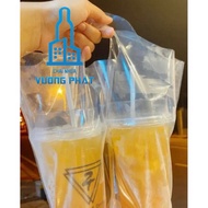 1KG— Bag with 2 COMPARTMENTS and 1 COMPARTMENT - CLEAR T shape, SUPER BAG FOR 2 CUP OF MILK TEA ....