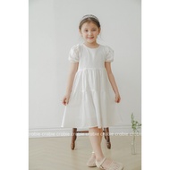 LEAH babydoll baby girl design dress cute princess ruffledshort sleeve FOR BABY 3,4,5,6,7,8,9,10 yea