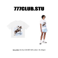 COWBOY Boxy T-shirt 777Club.stu form BOXY 2-way fabric high quality cotton 250gsm