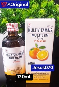 MULTILEM  MULTIVITAMINS  120mL  Vitamins  Orange -Flavor FOR KIDS & ADULT