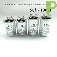 Cbb65 Air Conditioning Compressor Capacitor 5uf~100uf 450VAC Explosion-Proof Capacitor