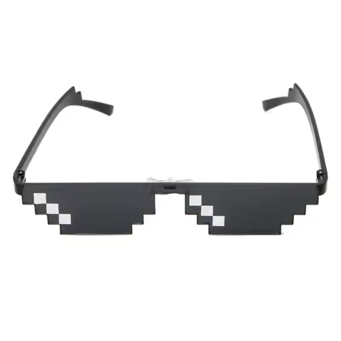 Glasses Pixel Sunglasses Cool 3 Bit MLG Pixelated Sunglasses Deal With It