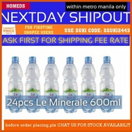 ▭ ∽ ⚠️ Le minerale water 600ml x24pcs metromanila only
