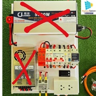 ชุดนอนนา โซล่าเซลล์ 5000W 5500W 24V อินเวอร์เตอร์ 24V