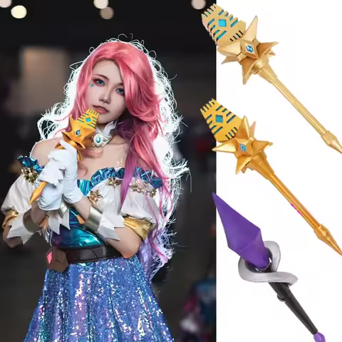 LOL KDA Seraphine Cosplay Microphone The Starry-Eyed Songstress Sreaphine Microphone Photography Pro