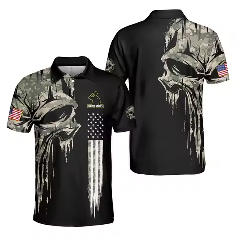 Hot Sale 3d Printed Mexico America Glof Polo Shirt For Men Summer Short Sleeves Lapel T Shirts Tops 