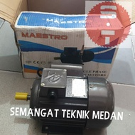 ELECTRIC DYNAMO ELECTRIC MOTOR 1/4 0.25HP SLOW ROTATION 1 PHASE MAESTRO