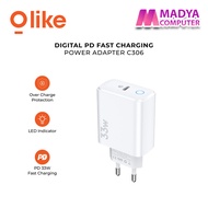 Olike C306 Fast Charging Type-C 33W Travel Charger - Charger Adapter