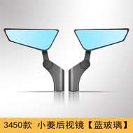 กระจกมองหลังแบบกลมสไตล์ย้อนยุคสำหรับรถจักรยานยนต์ไฟฟ้า M95 F30C F90M V30C กระจกมองหลังแบบปรับแต่งใหม