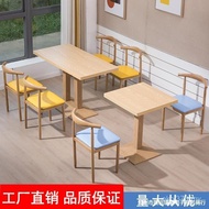 Fast Food Restaurant Table Chair Economical Furniture Snack Bar Hotel Barbecue Combination Noodle Sh