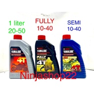 YAMALUBE FULLY SYNTHETIC ENGINE OIL10W-40 10W40 4T SEMI SYNTHETIC BLUE MINERAL 20W50 20W-50 YAMAHA OIL